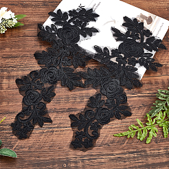 2 Sets Lace Embroidery Costume Accessories&nbsp;DIY-GF0004-92