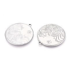 304 Stainless Steel Pendants&nbsp;X-STAS-T065-15P