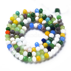 Faceted Glass Beads Strands&nbsp;GLAA-S197-001B-A01