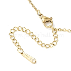 Alloy Enamel & ABS Plastic Imitation Pearl Shell Shape Pendant Necklaces&nbsp;NJEW-JN05173