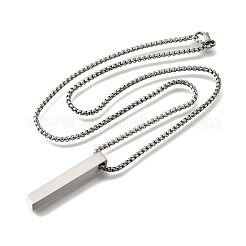 304 Stainless Steel Pendant Necklaces&nbsp;NJEW-P329-01P