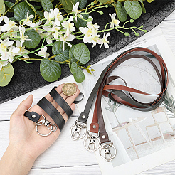 4Pcs 4 Colors PU Leather Neck Strap Lanyard&nbsp;AJEW-CL0001-29