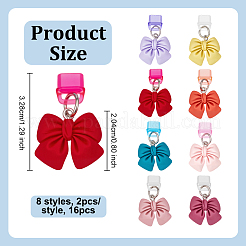 16Pcs 8 Style Plastic Mobile Dustproof Plugs&nbsp;HJEW-OC00228