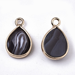 Natural & Synthetic Mixed Gemstone/Glass Charms&nbsp;G-N326-50