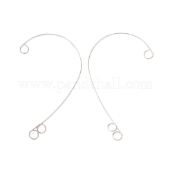 Tarnish Resistant 316 Stainless Steel Ear Cuff Findings&nbsp;X-STAS-H148-03P