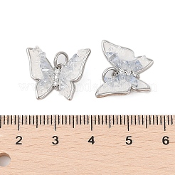 Brass Glass Pendants&nbsp;KK-B111-05P