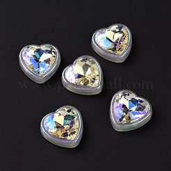 Rainbow Iridescent Plating Acrylic Cabochons&nbsp;X-OACR-E011-05