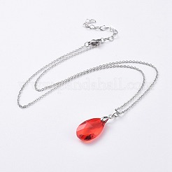 Faceted teardrop&nbsp;NJEW-JN02571-M