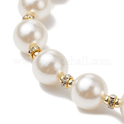 Imitation White Pearl Acrylic Beaded Necklaces&nbsp;NJEW-JN05122-02