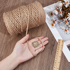 100M Jute Twisted Cord&nbsp;OCOR-WH0078-470B