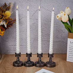 24Pcs Plastic Tall Candlestick Holder&nbsp;CAND-DR0001-01A