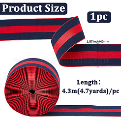 Flat Nylon Striped Elastic Wide Band&nbsp;OCOR-GF0006-58B