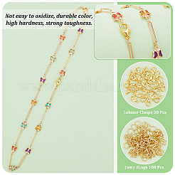 DIY Chain Bracelet Necklace Making Kit&nbsp;DIY-PH0017-38A