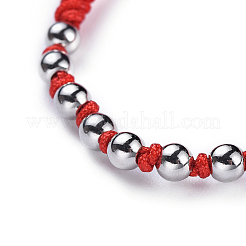 Adjustable Nylon Cord Braided Bead Bracelets&nbsp;BJEW-JB04426-03