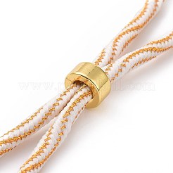 Nylon Cord Silder Bracelets&nbsp;MAK-C003-03G-09