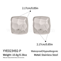 304 Stainless Steel Stud Earrings for Women&nbsp;LS-NI8038-2