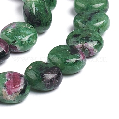 Natural Ruby in Zoisite Beads Strands&nbsp;G-L505-10-10mm