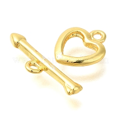 Brass Toggle Clasps&nbsp;KK-B121-04G