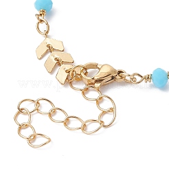 Handmade Brass Cobs Chain Bracelet Making&nbsp;AJEW-JB01150-23