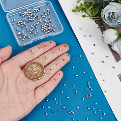 200Pcs 201 Stainless Steel Beads&nbsp;FIND-UN0003-80