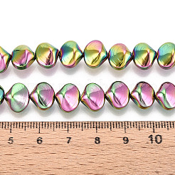 Electroplated Synthetic Non-magnetic Hematite Beads Strands&nbsp;G-T139-64E