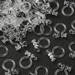 Plastic Clip-on Earring Findings&nbsp;KY-YW0001-45