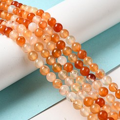 Natural Agate Beads Strands&nbsp;G-F417-01-6mm