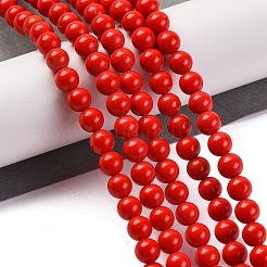 Synthetic Turquoise Beads Strands&nbsp;G-L605-G01-01B