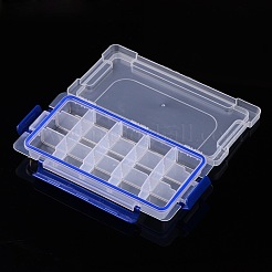 15 Compartments Rectangle Plastic Bead Storage Containers&nbsp;CON-A001-07