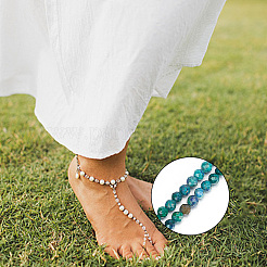 2 Strands Natural Chrysocolla & Lapis Lazuli Beads Strands&nbsp;G-GO0001-39