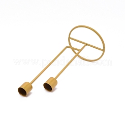Paint Iron Candle Holder&nbsp;DJEW-WH0050-06