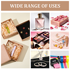 6Pcs Square Kraft Paper Jewelry Boxes&nbsp;CBOX-CN0001-02