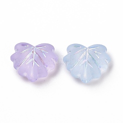 Transparent Frosted Acrylic Beads&nbsp;X-OACR-P013-34M