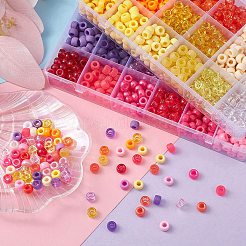 1620Pcs 36 Style Transparent & Opaque Plastic Beads&nbsp;KY-YW0001-42