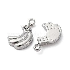 304 Stainless Steel Rhinestone Pendants&nbsp;STAS-S163-28P
