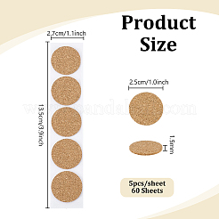 Self-adhesive Cork Sheets&nbsp;DIY-WH0816-097C