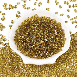 Baking Paint Transparent Glass Seed Beads&nbsp;SEED-N006-05C