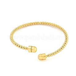 Rack Plating Brass Cuff Bangles&nbsp;BJEW-L460-003