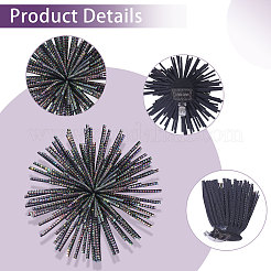 2Pcs Cloth & Rhinestone Shoe Buckle Clips&nbsp;FIND-FG0003-96B