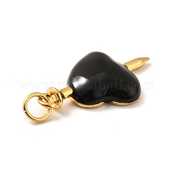 Rack Plating Brass Enamel Pendants&nbsp;KK-M230-05G