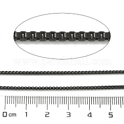 Ion Plating(IP) 304 Stainless Steel Venetian Chains Box Chains&nbsp;CHS-P003-15B
