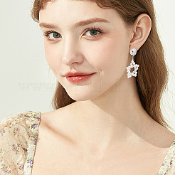 20Pcs 2 Styles Brass Stud Earring Findings&nbsp;KK-BBC0015-13
