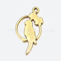 Alloy Tropical Parrot Pendants&nbsp;EA10187Y