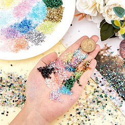 19050Pcs 15 Colors Plastic Tube Beads&nbsp;FIND-DC0006-27