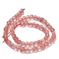 Cherry Quartz Glass Beads Strands&nbsp;G-H078-C23-01