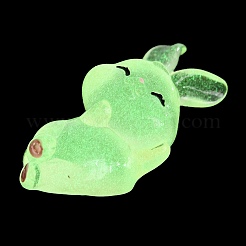 Luminous Resin Rabbit Ornament&nbsp;DJEW-R011-02B