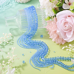 6 Strands 6 Styles Glass Beads Strands&nbsp;EGLA-TA0013-21C
