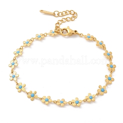 Bohemia Style 304 Stainless Steel Link Bracelets for Women&nbsp;BJEW-Z091-01G