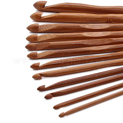 12Pcs Carbonized Bamboo Knitting Needles&nbsp;SENE-DJ0001-17