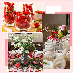 20Pcs Resin Simulated Strawberry&nbsp;AJEW-SP0003-29